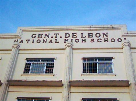 About: Gen. T. de Leon National High School .